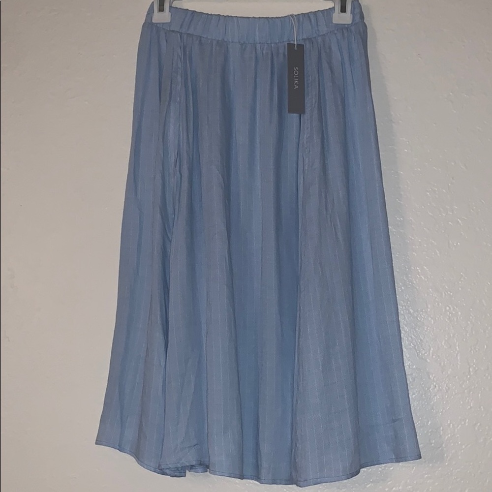Flowy Light Blue Skirt